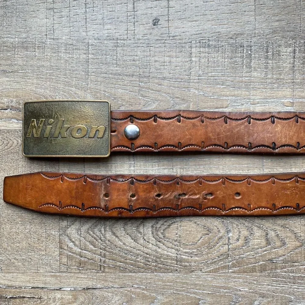Unbranded Women's Brown and Gold Belt